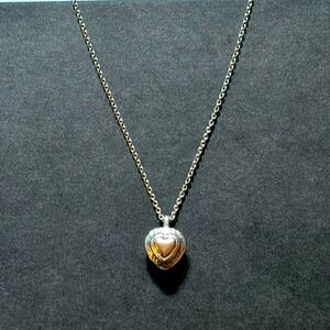 Gurhan 24K rose gold silver heart necklace *excellent condition